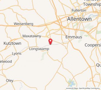 Map of Alburtis, Pennsylvania