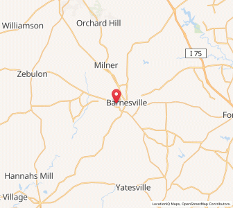 Map of Aldora, Georgia