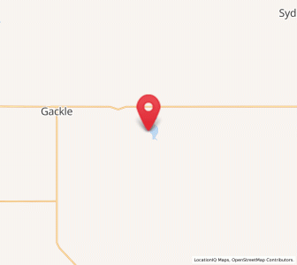 Map of Alfred, North Dakota