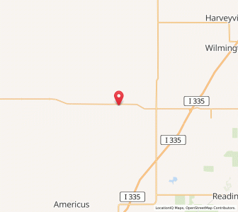 Map of Allen, Kansas