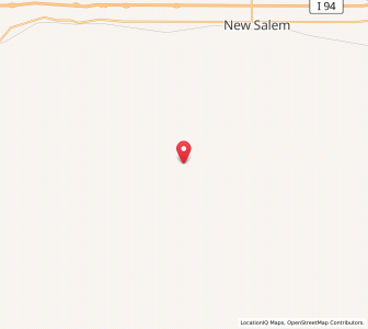 Map of Almont, North Dakota