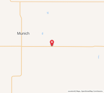 Map of Alsen, North Dakota