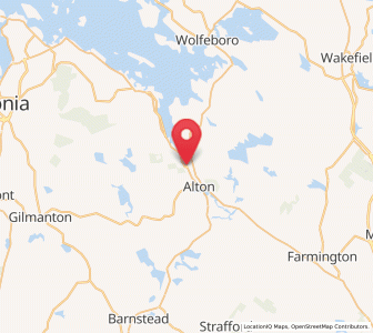 Map of Alton Bay, New Hampshire