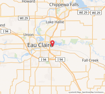 Map of Altoona, Wisconsin