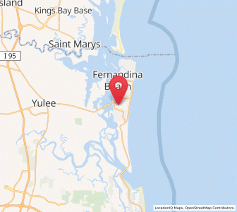 Map of Amelia Island, Florida