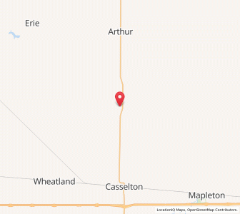 Map of Amenia, North Dakota