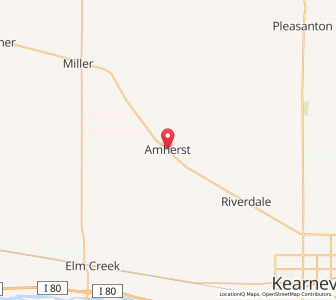 Map of Amherst, Nebraska