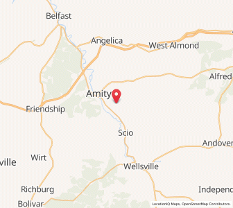 Map of Amity, New York