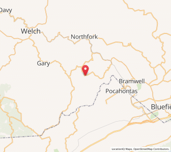 Map of Anawalt, West Virginia