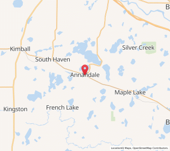 Map of Annandale, Minnesota