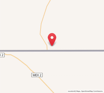 Map of Antelope Wells, New Mexico