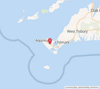 Map of Aquinnah, Massachusetts