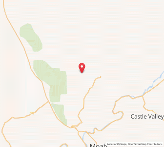 Map of Arches National Park, Utah