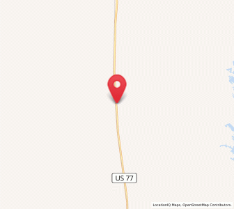 Map of Armstrong, Texas