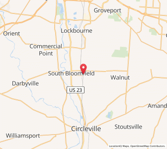 Map of Ashville, Ohio