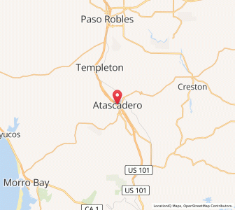 Map of Atascadero, California