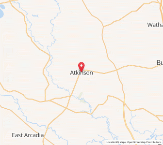 Map of Atkinson, North Carolina