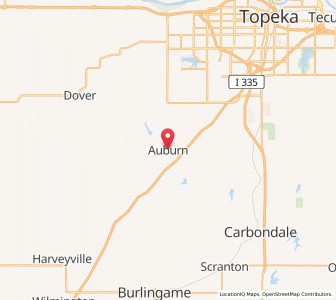 Map of Auburn, Kansas