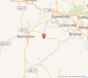 Map of Auburn, Virginia