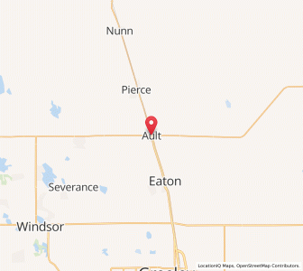 Map of Ault, Colorado