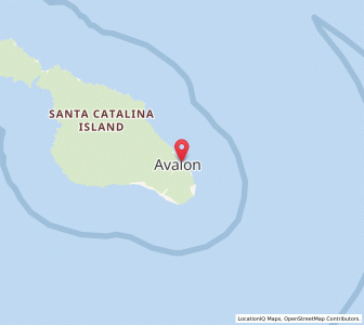 Map of Avalon, California