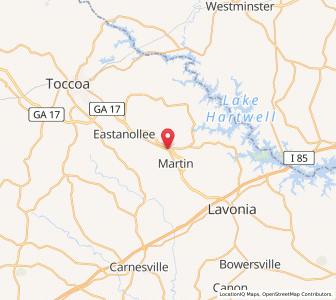 Map of Avalon, Georgia