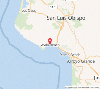 Map of Avila Beach, California