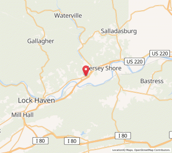 Map of Avis, Pennsylvania