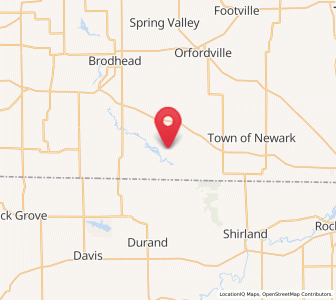 Map of Avon, Wisconsin