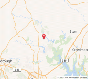 Map of Bahama, North Carolina