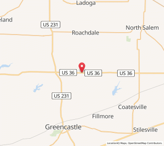 Map of Bainbridge, Indiana