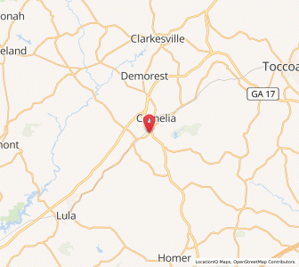 Map of Baldwin, Georgia