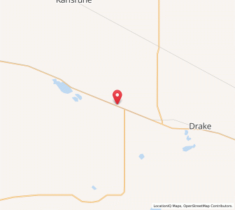 Map of Balfour, North Dakota