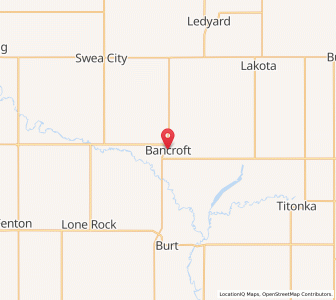 Map of Bancroft, Iowa