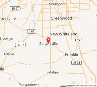 Map of Bargersville, Indiana
