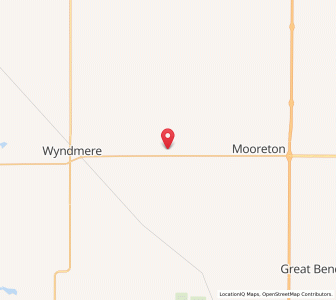 Map of Barney, North Dakota