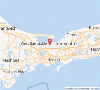 Map of Barnstable, Massachusetts