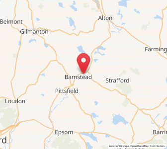 Map of Barnstead, New Hampshire
