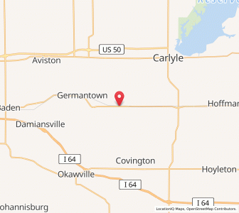 Map of Bartelso, Illinois