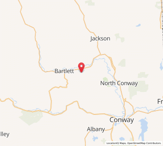 Map of Bartlett, New Hampshire
