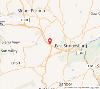 Map of Bartonsville, Pennsylvania