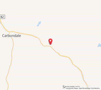 Map of Basalt, Colorado