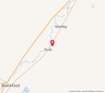 Map of Basalt, Idaho