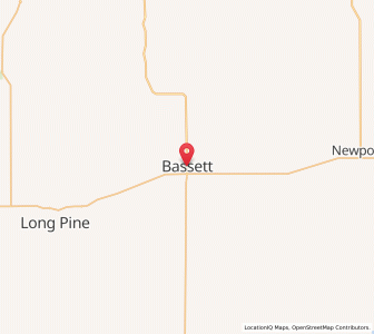 Map of Bassett, Nebraska
