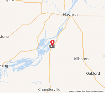 Map of Bath, Illinois