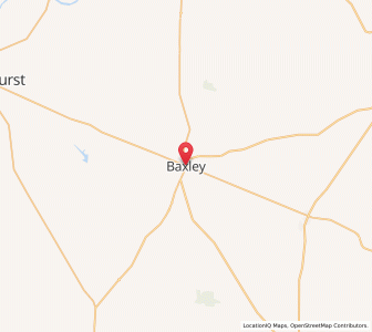 Map of Baxley, Georgia