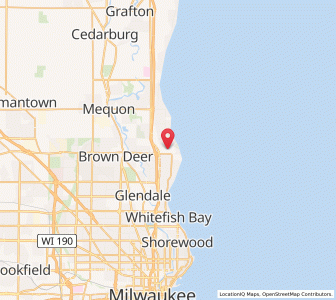 Map of Bayside, Wisconsin