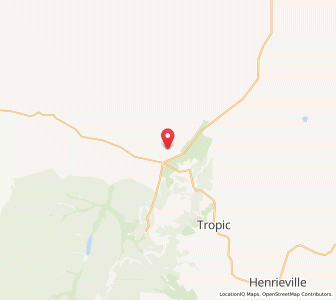 Map of Bryce Canyon Airport - BCE, Utah