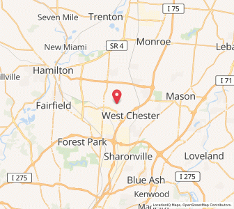 Map of Beckett Ridge, Ohio