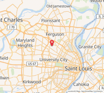 Map of Bel-Nor, Missouri
